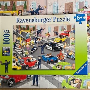🧩 100 XXL Piece Ravensburger “Police on Patrol” for adults and kids 6+. Complete